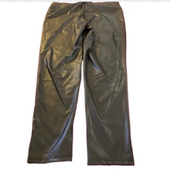 NWT Maze Black Faux Leather Pull-on Pants Size 2X - Picture 6 of 7